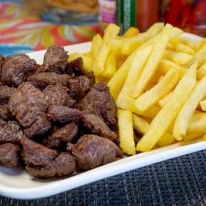 imagem do produto BATATA FRITA C/ CARNE DE SOL C/QUEIJO