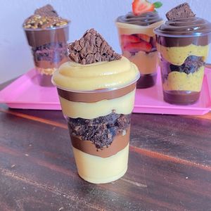 imagem do produto Copo brownie ninho com nutella