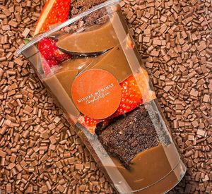 imagem do produto Copo Brownie - Brigadeiro & Morango