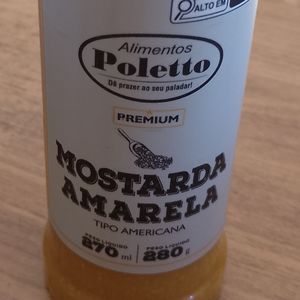 imagem do produto Mostarda amarela tipo Americana linha Premium