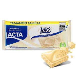 imagem do produto BARRA LACTA CHOCOLATE BRANCO 145G