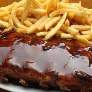 imagem do produto Costelinha com barbecue/Fritas 