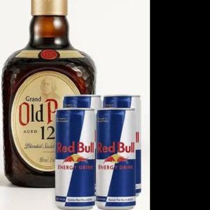 imagem do produto COMBO WISKY OULD PARR + 5 ENERGÉTICO RED BULL