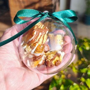 imagem do produto Bits de Chocotone com Glacê de Limão e Chocolate 