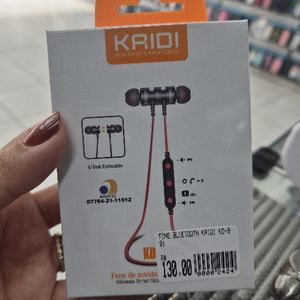 imagem do produto Fone esportivo kaidi Bluetooth 