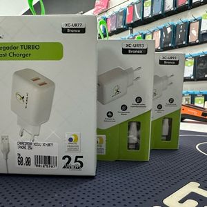imagem do produto Carregador XCELL 25w turbo paga iPhone 
