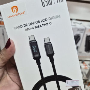 imagem do produto Cabo C para C com LCd 65W