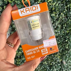 imagem do produto Fonte Turbo para Carro USB 18w