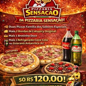 imagem do produto 2 Pizzas Familia Especial + Refrigerante + Brotinho