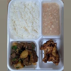 imagem do produto MARMITA ( P ) COM DIVISÓRIA