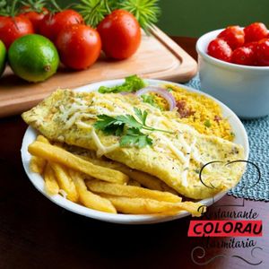 imagem do produto Marmita de omelete com queijo