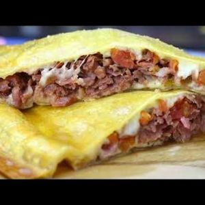 imagem do produto Pastel de calabresa e frango (médio)