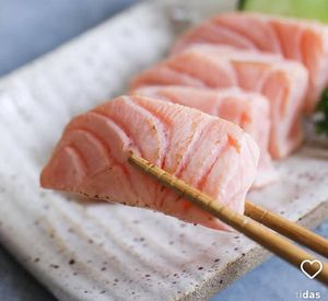 imagem do produto Sashimi salmão maçaricado (8 fatias )