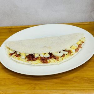 imagem do produto Queijo com bacon e ovos.