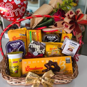 imagem do produto Cesta com Rosa 