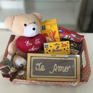 imagem do produto Cesta Urso Te amo 