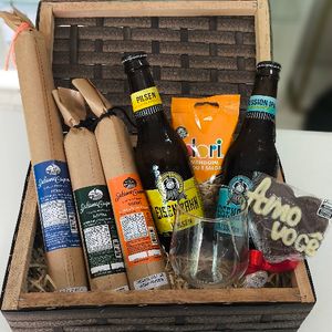 imagem do produto Cesta Colonial com Cerveja 