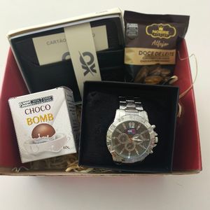 imagem do produto Cesta Relógio e Carteira 