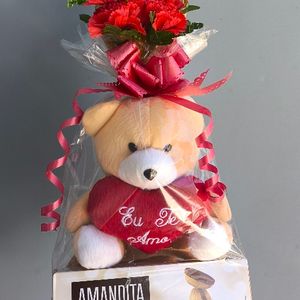 imagem do produto Urso mais Amandita e Flor