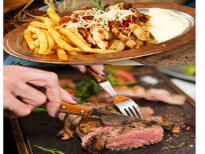 imagem do produto 18- Contra Filé á Palito e File De Frango á Palito Acebolado