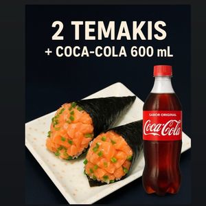 imagem do produto 2 Temakis + Coca Cola 600 ML