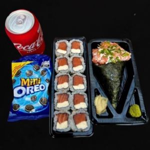 imagem do produto TÔ SOZINHO - FILA ÚNICA + TEMAKI PHILADELFIA 