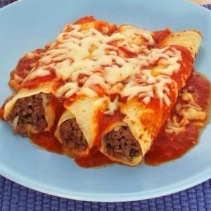 imagem do produto Panqueca de carne com soja + macarrão e purê de batata (congelada ) 