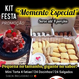imagem do produto Kit Festa Momento Especial vegano 