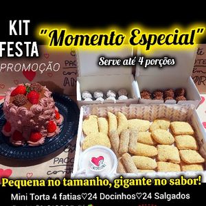 imagem do produto Kit Festa Momento Especial Sem glúten 