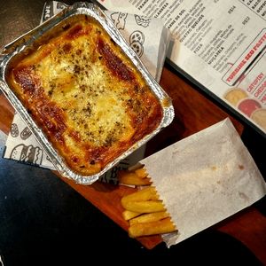 imagem do produto Lasanha de carne 400g + batata frita