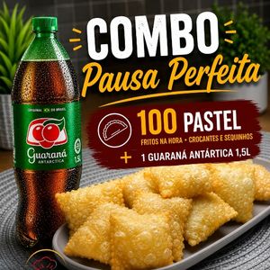 imagem do produto ✨ Combo Pausa Perfeita  (100 unidades de Pastel + Guaraná antártica) 