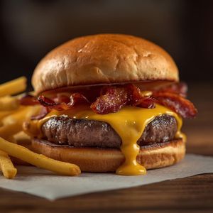 imagem do produto Bacon Burguer & Fritas 150g