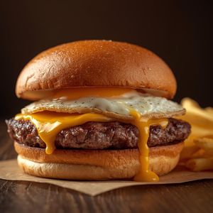 imagem do produto Burger EGG & 150g Fritas 