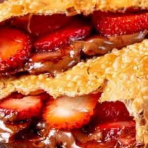 imagem do produto Pastel de Nutella com morango