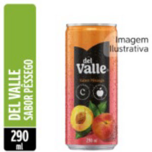 imagem do produto Suco Del Valle Pessego Lata 290ml
