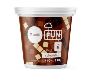 imagem do produto Sorvete de 3 Chocolates (440ml)