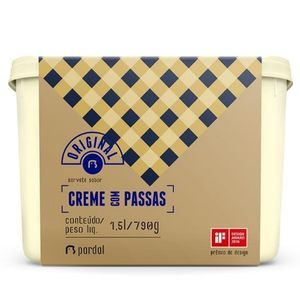 imagem do produto Sorvete de Creme com Passas 