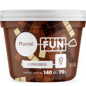 imagem do produto Sorvete de 3 Chocolates (140ml)