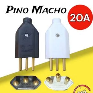 imagem do produto PLUG PINO MACHO 20A PARA TOMADA 3 PINOS.