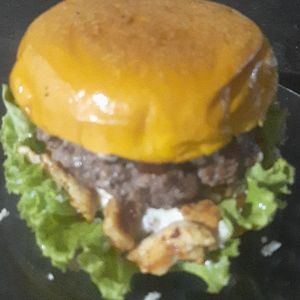 imagem do produto artesanal  frango+ refri lata