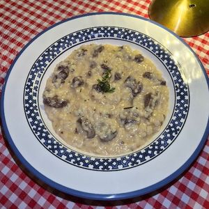 imagem do produto Risoto de Parmesão com Filé Mignon em Tiras 