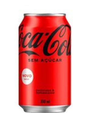 imagem do produto Coca lata  zero açúcar