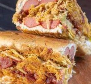 imagem do produto Hot dog prensado calabresa bacon e frango