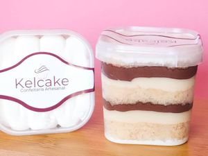 imagem do produto Bolo de Ninho c| creme de avelã no pote