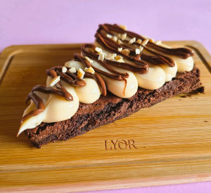 imagem do produto Pizza Brownie Ninho com creme de avelã