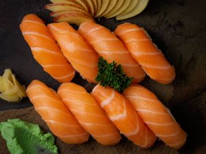 imagem do produto Niguiri salmão- 8 unidades