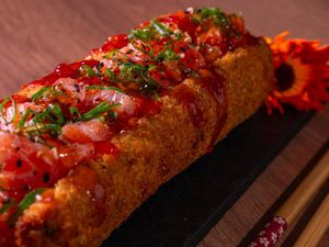 imagem do produto Big Hot de salmão com geleia de pimenta