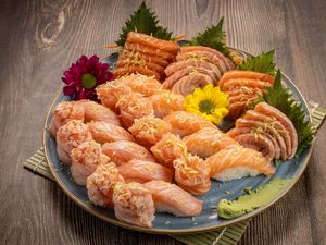 imagem do produto Combo 100% Salmão trufado ( 40 Peças )