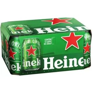 imagem do produto Cerveja Heineken Pack com 12 Unidades 350ml Cada