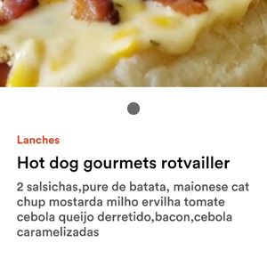 imagem do produto Dog rotvailler com pure de batata